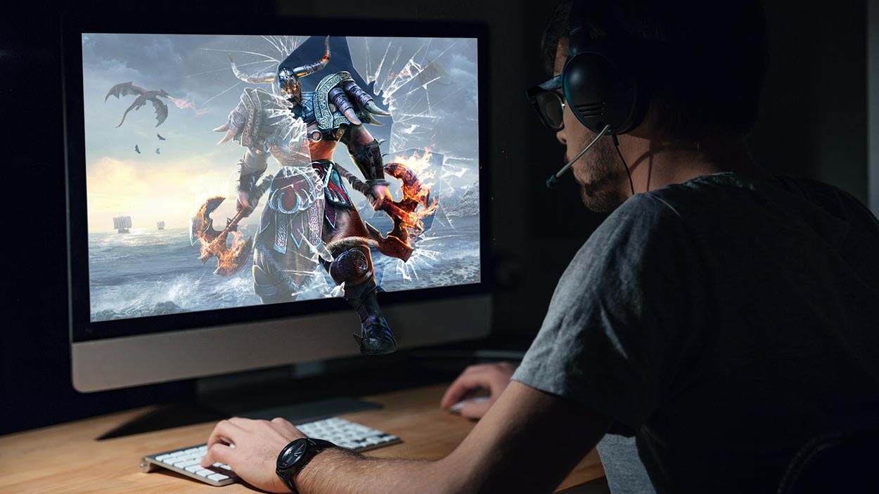 eSports gaming joueur contre joueur